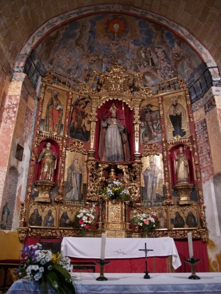 Retablo de la ermita de San Segundo.