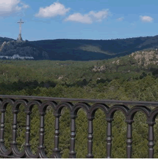 <Vista del Valle de los Caídos>